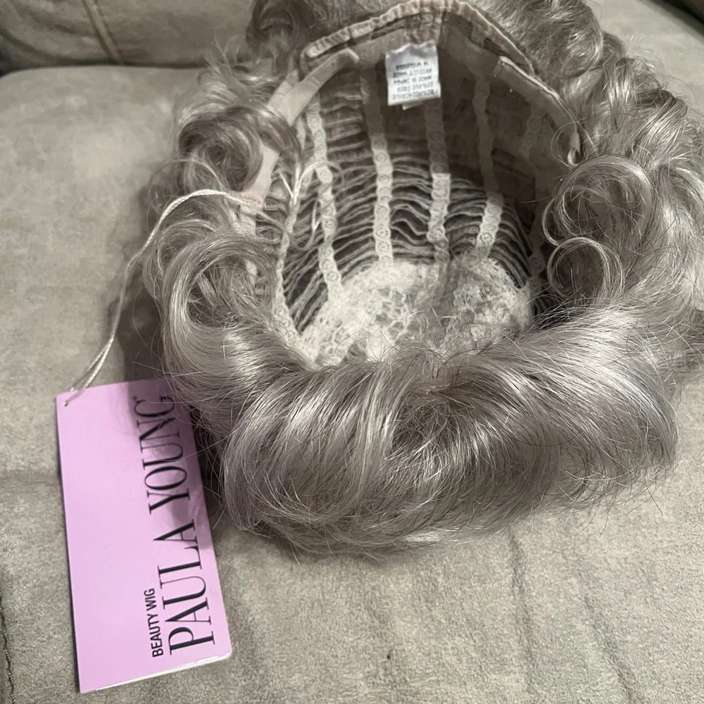 Curly Gray Hair Wig for Women Paula Young Brand